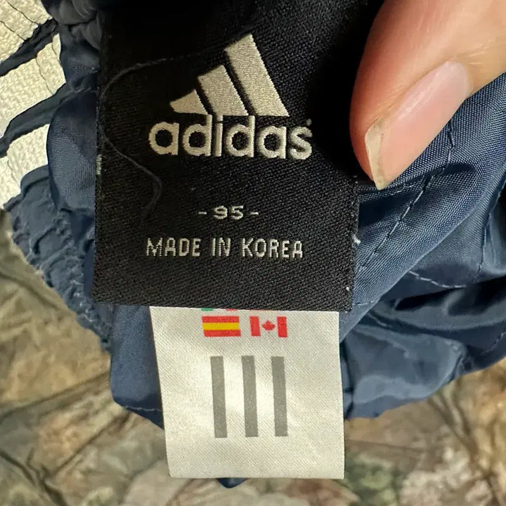 [BUNJANG] Adidas Vintage Old School Navy Track Pants / 아디다스 빈티지 올드스쿨 삼선 네이비누빔트랙팬츠 95 나이키 츄리닝
