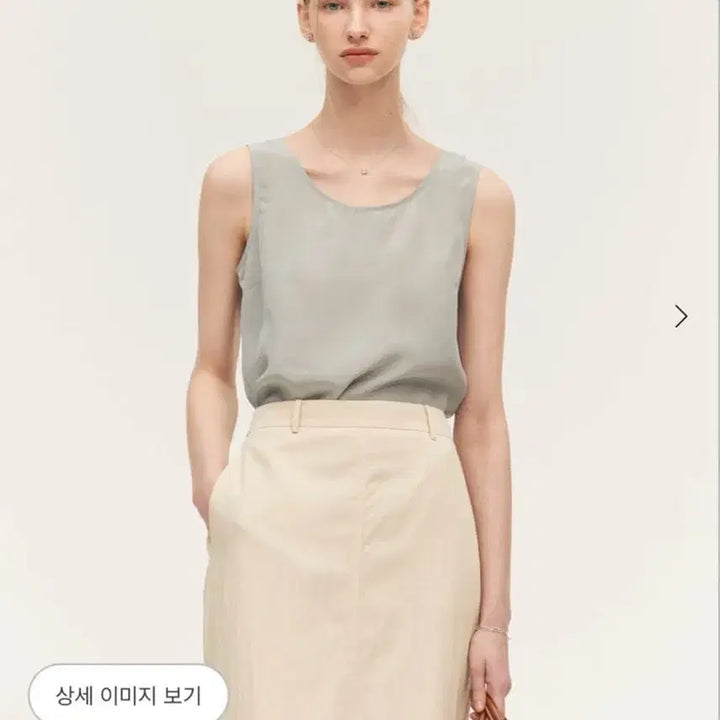 [BUNJANG] SIE Linen Dear Round Sleeveless Top / (새상품)SIE 린넨 디어 라운드 슬리브리스