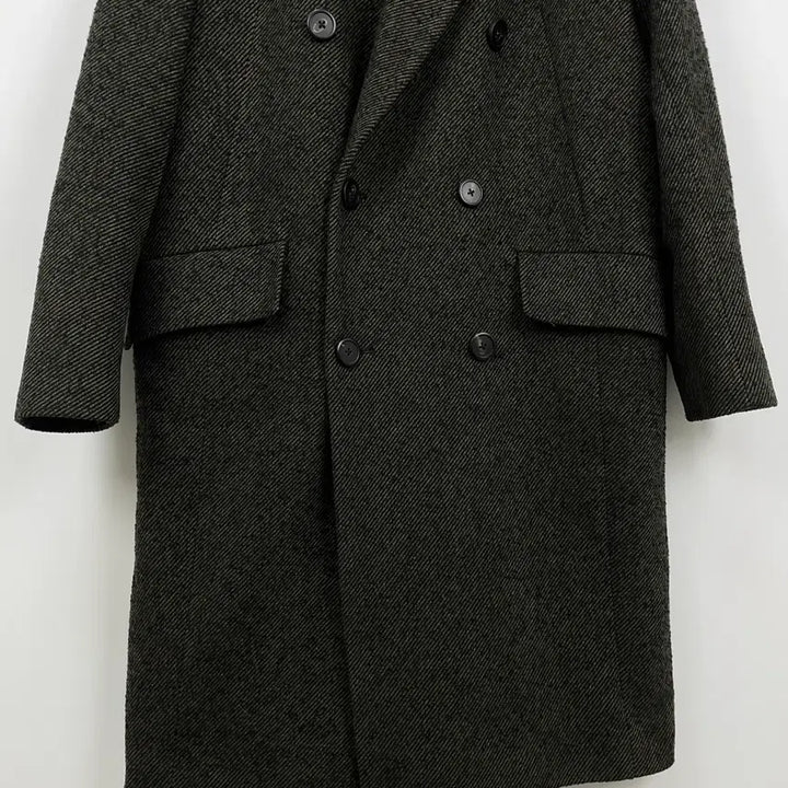 [BUNJANG] Vintage Double-Breasted Long Coat / [Vintage] 클래식 더블 브레스티드 롱 코트