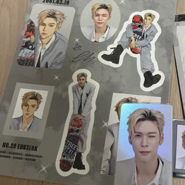 [SOLD OUT] 라이즈 은석 라우징라이드 리무버블 스티커 세트