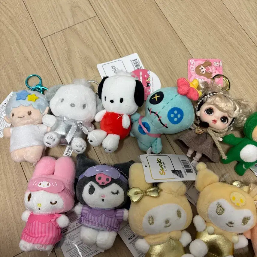 [BUNJANG] Assorted Character Doll Keyrings / 인형 키링 모음