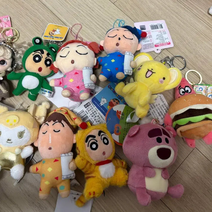 [BUNJANG] Assorted Character Doll Keyrings / 인형 키링 모음