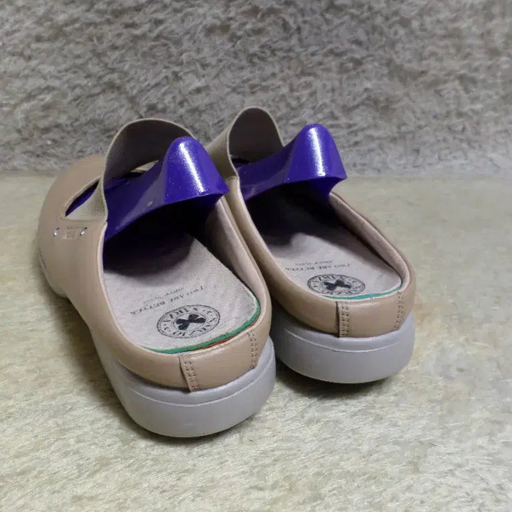 [BUNJANG] Fururukguje Narzio Walking Mule Sneakers Beige / 후루룩구제 245 나르지오 워킹화 뮬2 스니커즈 중고 신발 베이지