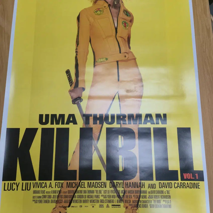 [BUNJANG] Kill Bill Volume 1 & 2 Promotional Poster Set / 킬빌 1,2   대형 포스터(100x70cm)