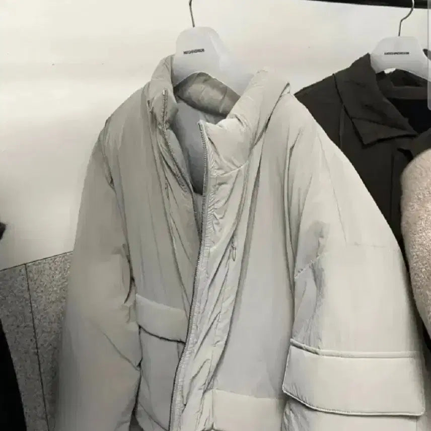 [BUNJANG] Hatching Room Gray Puffer Jacket / 4) 해칭룸 패딩 푸퍼 자켓 그레이