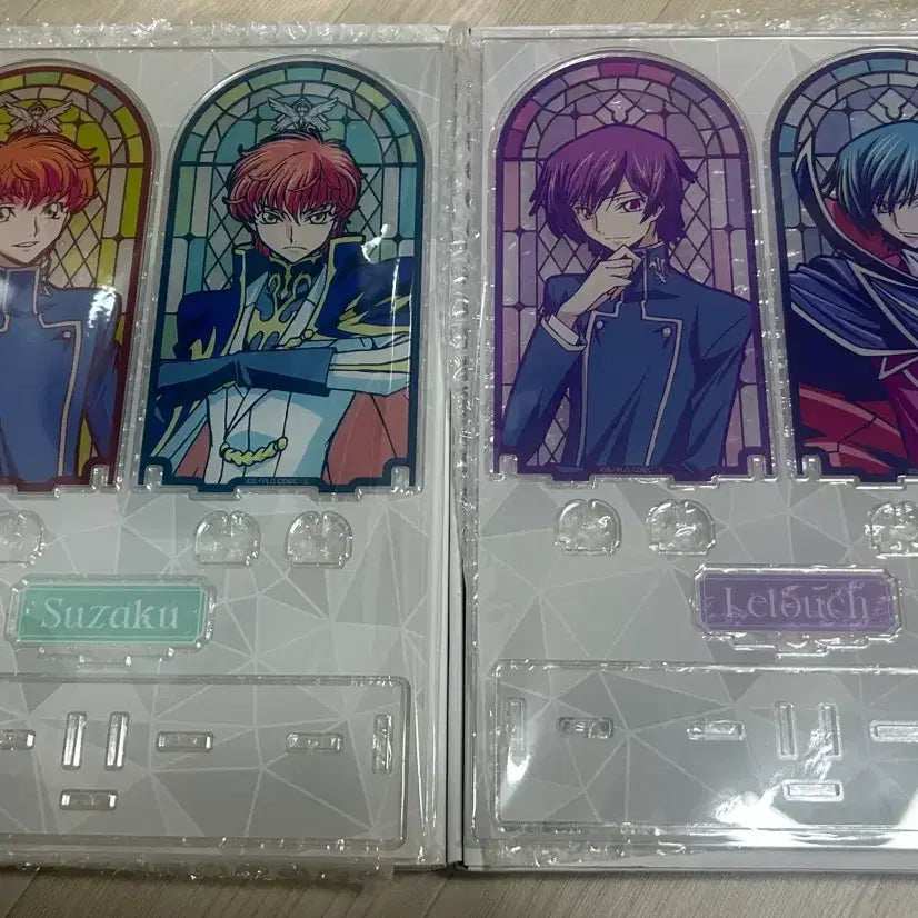 [BUNJANG] Anique Code Geass Lelouch &amp; Suzaku Acrylic Stand Set / 코드기어스 반역의 를르슈 스자쿠 를르슈 아크릴스탠드 세트