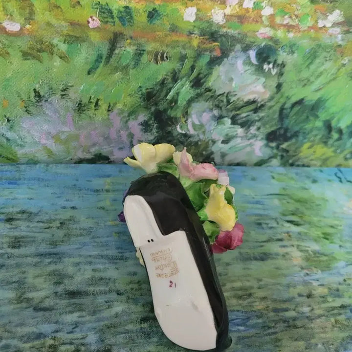 [BUNJANG] Denton Flower Design Boots / 덴톤 신발 꽃포지