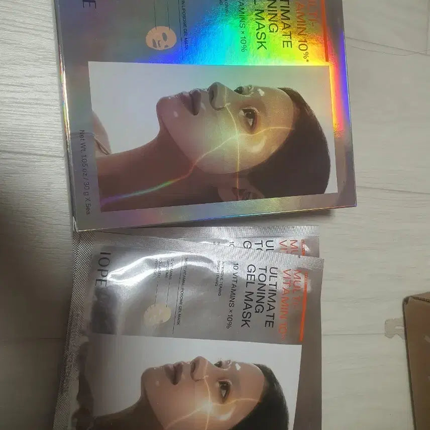 [BUNJANG] IOPE Multi Vitamin 10% Toning Gel Mask / (7매)아이오페 멀티 비타민 10프로 토닝 겔 마스크