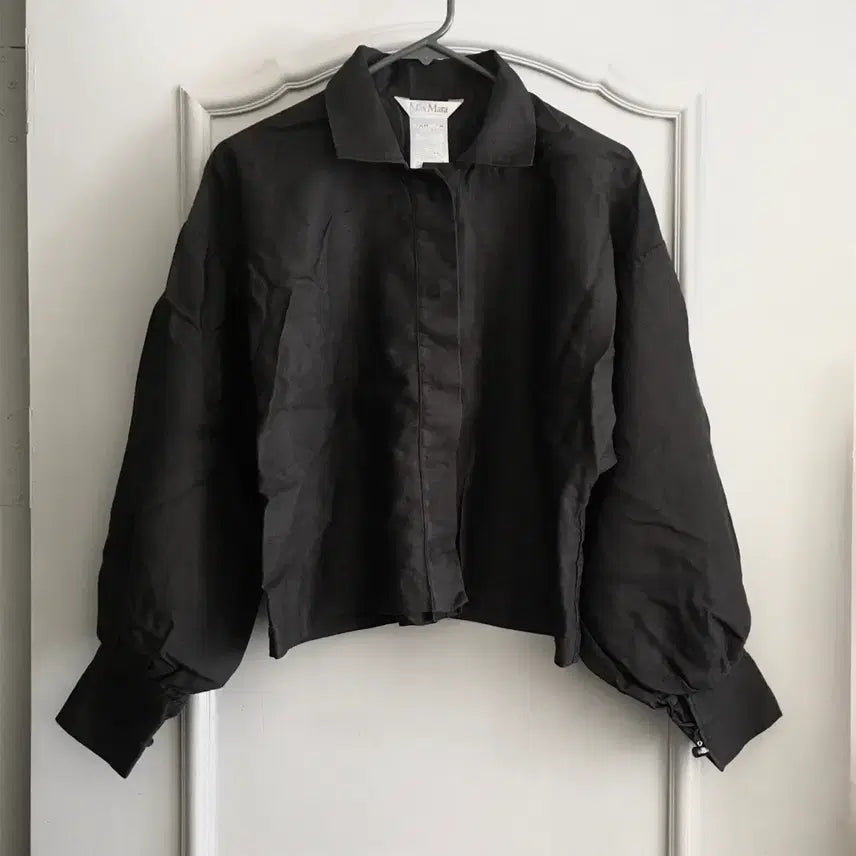 [BUNJANG] Max Mara Shirt Jacket (Black) / 막스마라 셔츠 자켓 42사이즈