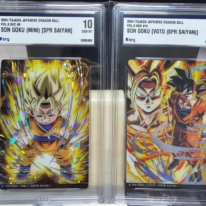 [BUNJANG] Dragon Ball Itagaki Grade Card Bundle Set (SEC, SSR) / 드래곤볼 이타자가 등급카드 (SEC, SSR) 2장 일괄