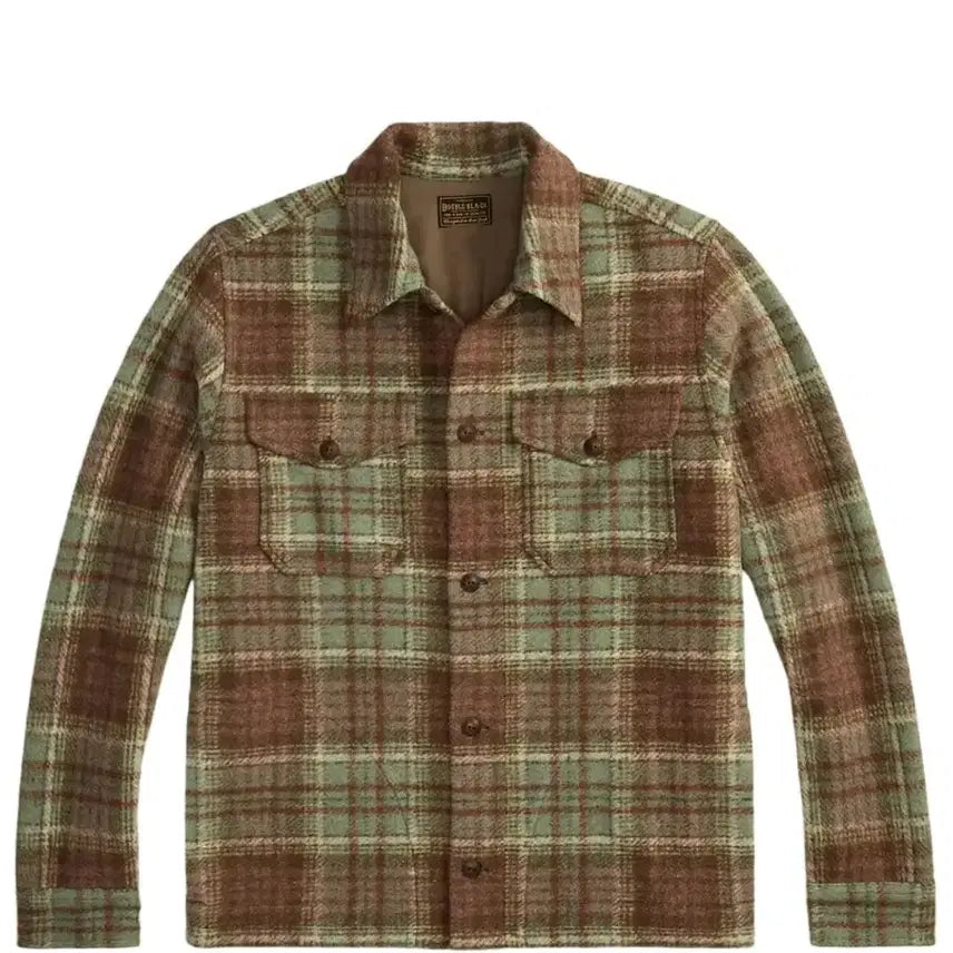 [BUNJANG] RRL Wool Blend Plaid Overshirt XL / 더블알엘 rrl 울블렌드 플래드 오버셔츠 xl