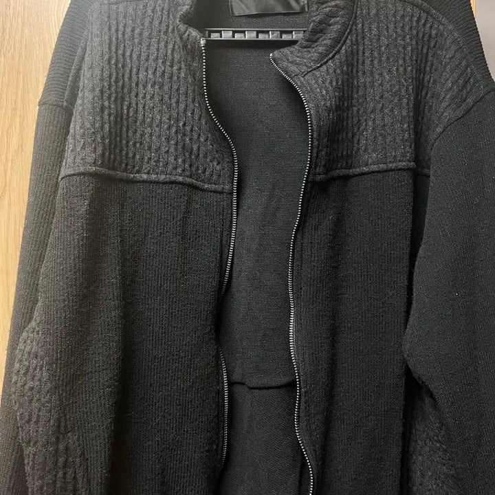 [BUNJANG] ETCE Smocking Knit Zip-up L / ETCE 스모킹 니트 집업 L