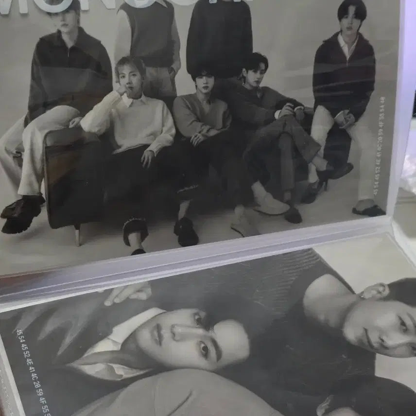드볼,미개봉) 인화사진 방탄소년단 BTS 모노크롬 monochrome