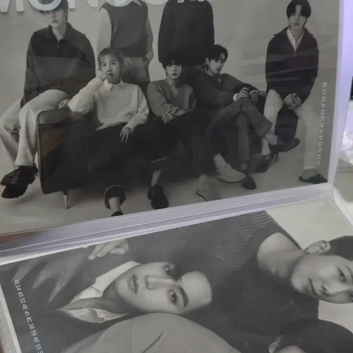 드볼,미개봉) 인화사진 방탄소년단 BTS 모노크롬 monochrome