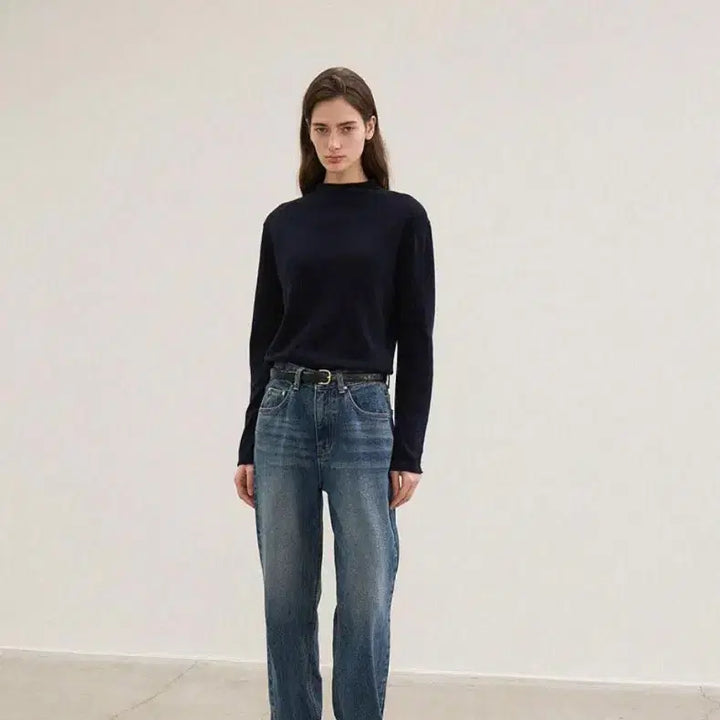 [BUNJANG] Straight Fit Denim (Blue) / 스트레이트 핏 데님 (블루)