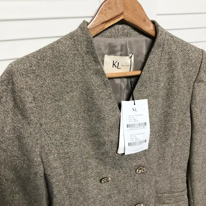 [BUNJANG] KL by Lynn Double Button Jacket / KL by Lynn 더블 버튼 자켓 새상품 여성용