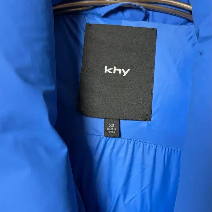 [BUNJANG] KHY Cropped Puffer Jacket Blue XS / khy 크롭 패딩 푸퍼 자켓 블루 xs