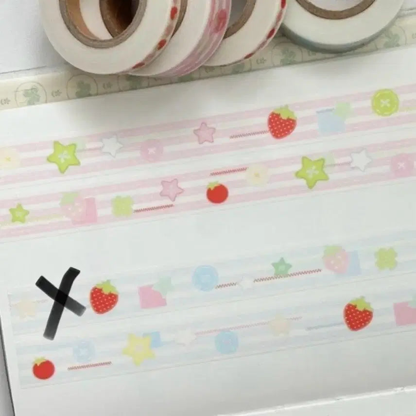 [BUNJANG] Love Crescent Peace Pieces Masking Tape (11 Types) / 러브크레센트 평화조각 마테띵 11종