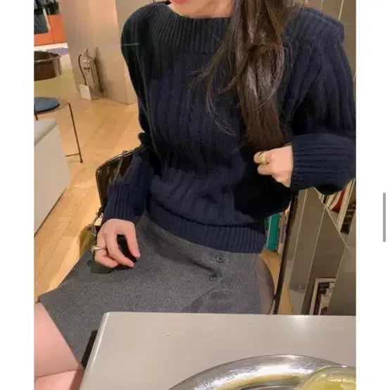 [BUNJANG] Vivison Wool Knit Beige / 미뉴에트 Vivison wool knit 베이지