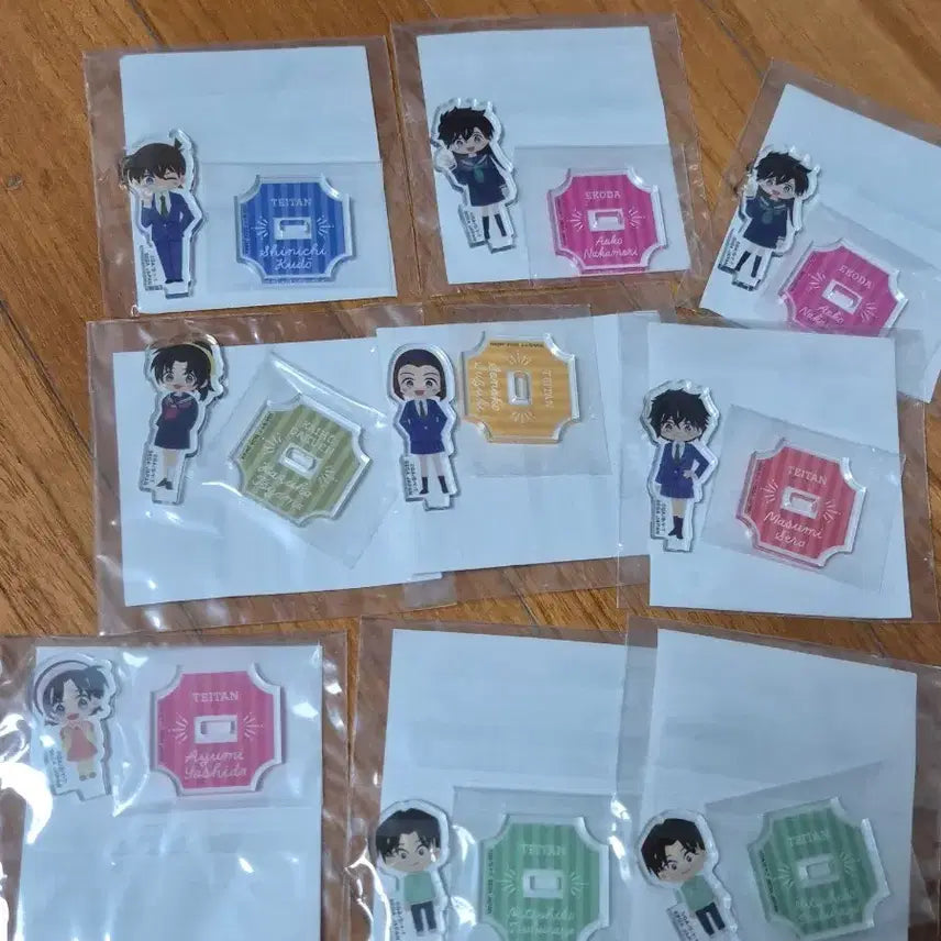 [BUNJANG] Detective Conan All Students Acrylic Set / 명탐정 코난 모두의 학생 쿠지 아크릴 일괄 세트