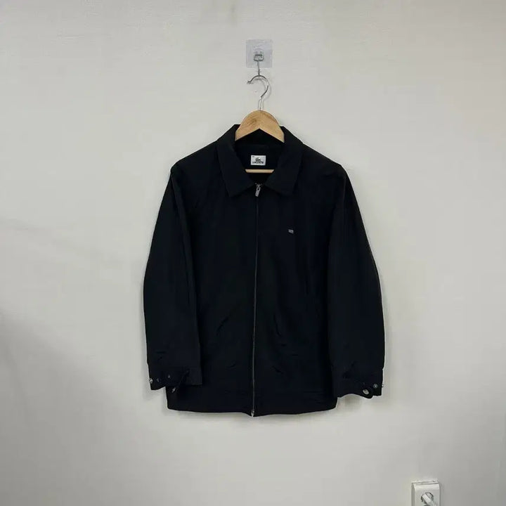 [BUNJANG] Lacoste Black Bomber Jacket - XL / 라코스테 블랙 남성 봄버 자켓XL