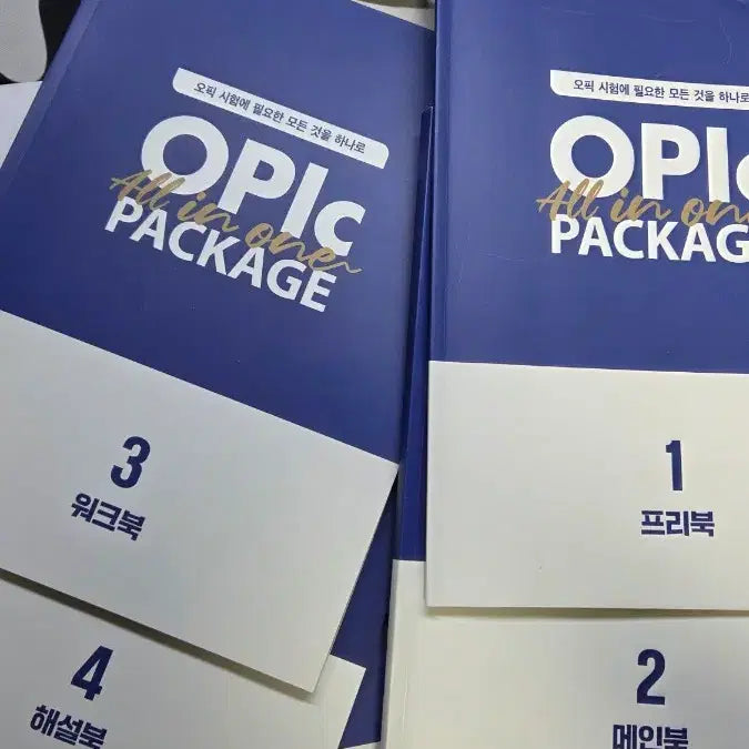 [BUNJANG] Siwon School OPIC All-in-One Package / 시원스쿨 오픽 올인원 패키지