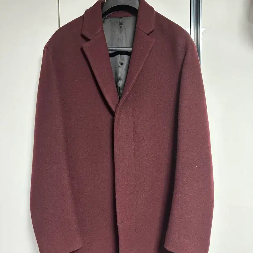 [BUNJANG] System Homme Burgundy Coat / 시스템옴므 버건디 코트 95