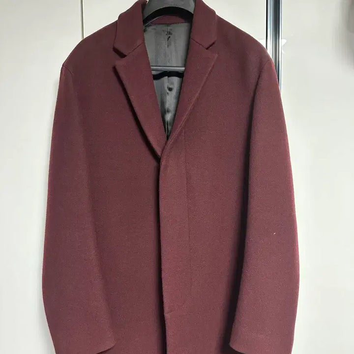 [BUNJANG] System Homme Burgundy Coat / 시스템옴므 버건디 코트 95