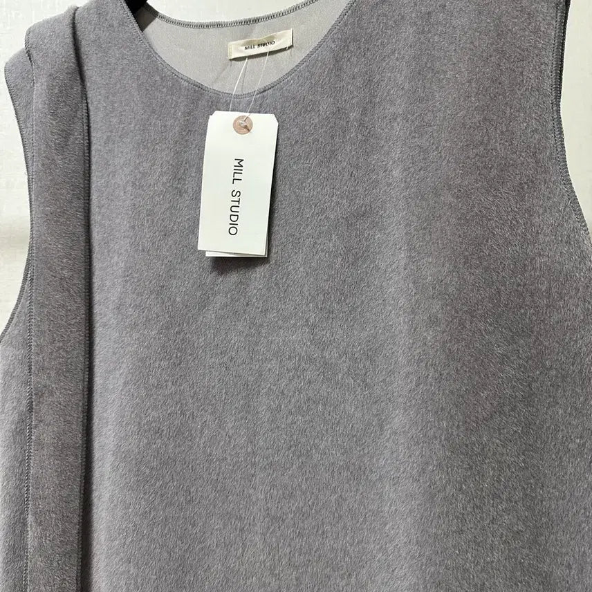 [BUNJANG] MILL STUDIO Gray Fur Dress / (새상품) MILL STUDIO 그레이 털 원피스