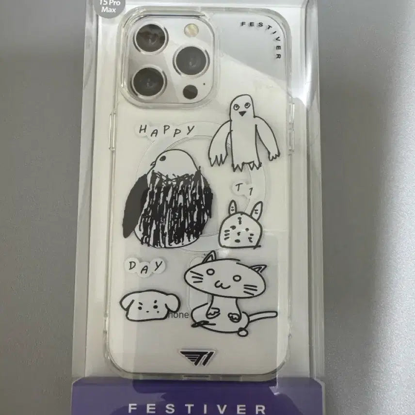 [BUNJANG] T1 ZOFGK FESTIVER Transparent Case / T1 ZOFGK FESTIVER 투명케이스