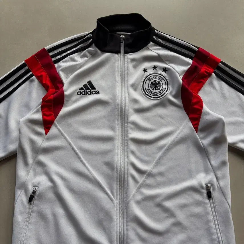 [BUNJANG] Adidas Germany National Team White Track Top Jersey / [M]아디다스 독일 국대 화이트 트랙탑 져지