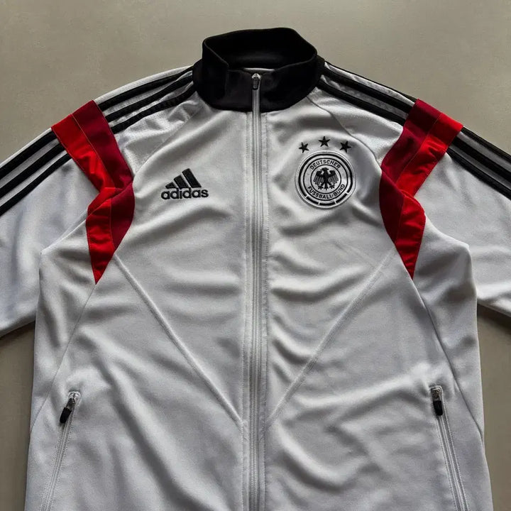 [BUNJANG] Adidas Germany National Team White Track Top Jersey / [M]아디다스 독일 국대 화이트 트랙탑 져지