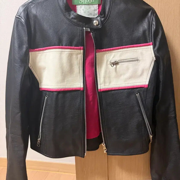 [BUNJANG] Sienne Leather Jacket / 시눈 가죽 자켓