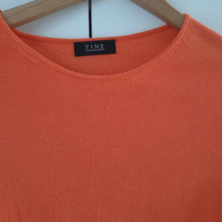 [BUNJANG] TIME Orange Knit Sweater / 한섬 TIME 포스트모던 오렌지 니트 55