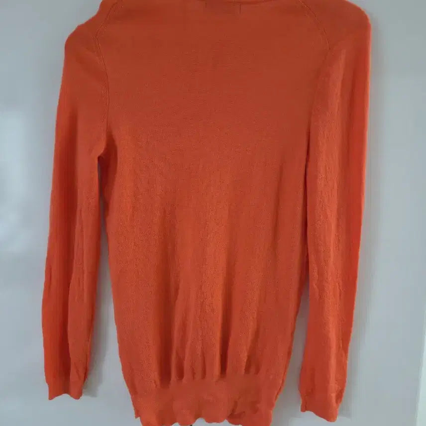 [BUNJANG] TIME Orange Knit Sweater / 한섬 TIME 포스트모던 오렌지 니트 55