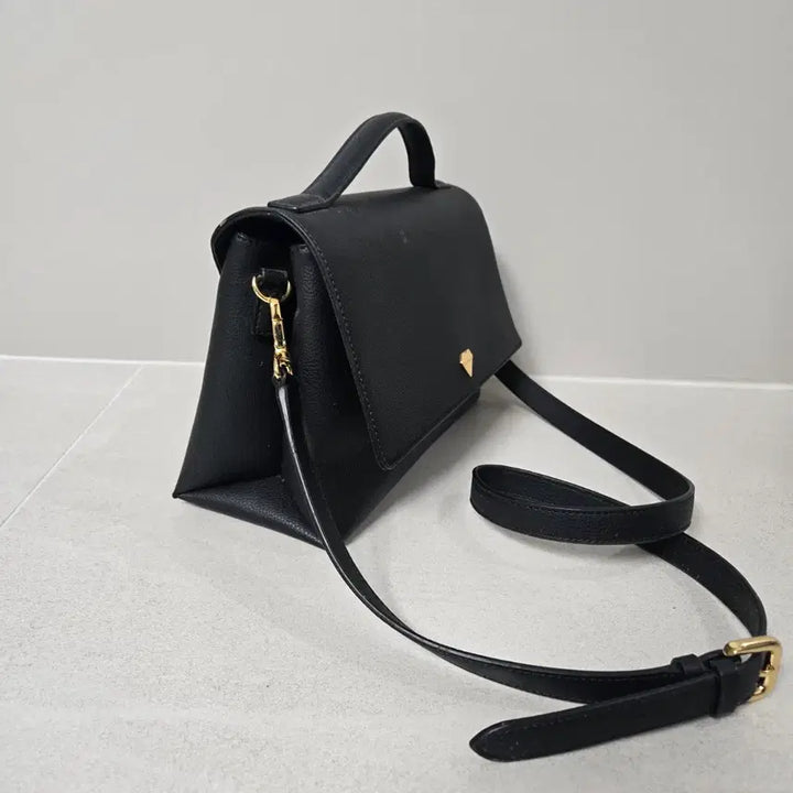 [BUNJANG] JILLSTUART Black Crossbody Tote Bag / 질스튜어트 상태좋은 블랙 크로스백 토드백