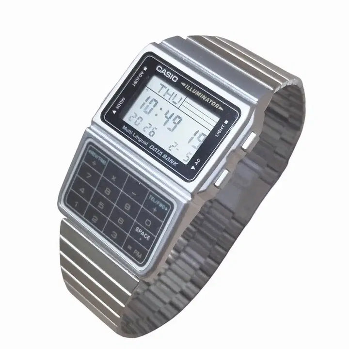 [BUNJANG] CASIO Data Bank Silver Watch / 카시오 데이터뱅크 실버