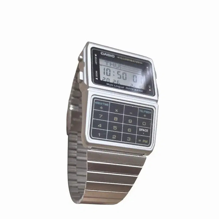 [BUNJANG] CASIO Data Bank Silver Watch / 카시오 데이터뱅크 실버