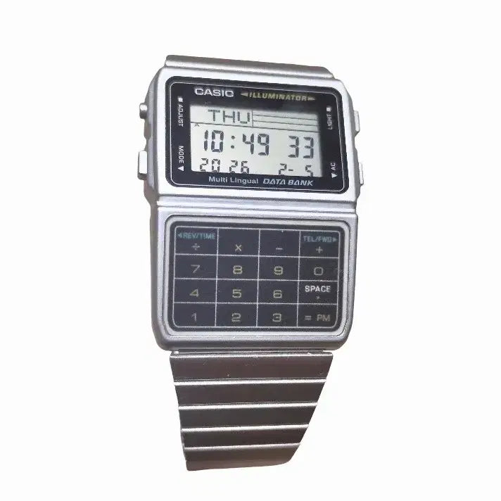 [BUNJANG] CASIO Data Bank Silver Watch / 카시오 데이터뱅크 실버