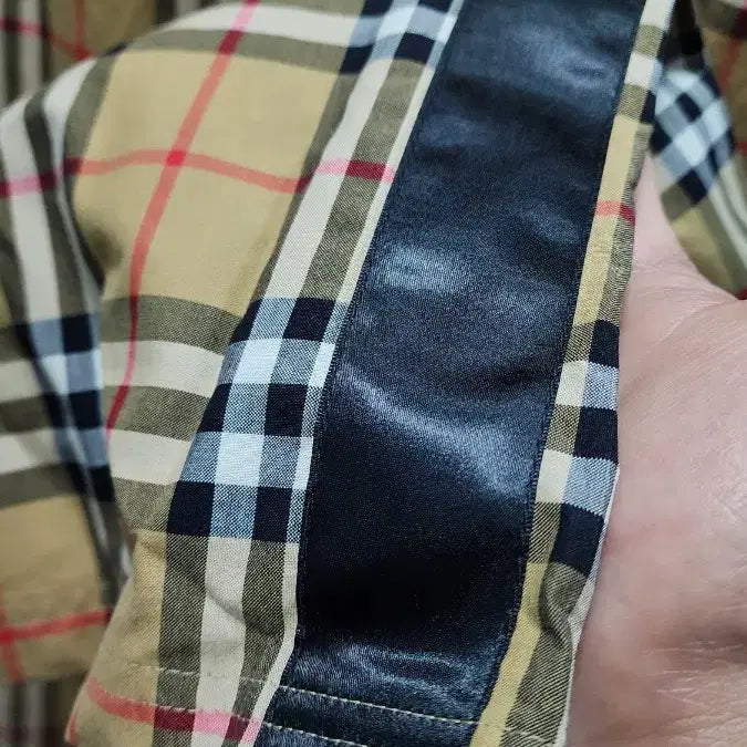 [BUNJANG] Burberry Check Striped Track Pants 36 Size (30-34) / 버버리 체크 스트라이프 트랙 팬츠 36사이즈 남성 (30~34)