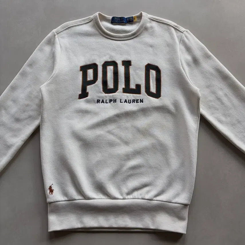 [BUNJANG] Polo Ralph Lauren Fleece Logo Sweatshirt / [XS]폴로 랄프로렌 플리스 로고 스웻셔츠