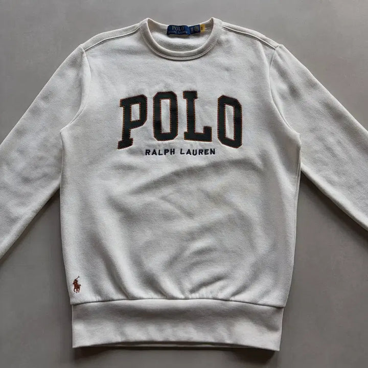 [BUNJANG] Polo Ralph Lauren Fleece Logo Sweatshirt / [XS]폴로 랄프로렌 플리스 로고 스웻셔츠