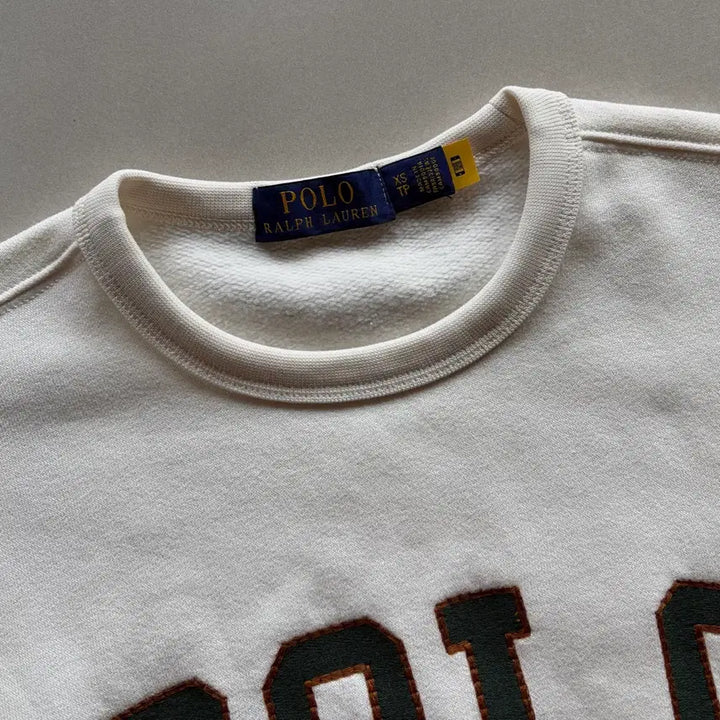 [BUNJANG] Polo Ralph Lauren Fleece Logo Sweatshirt / [XS]폴로 랄프로렌 플리스 로고 스웻셔츠