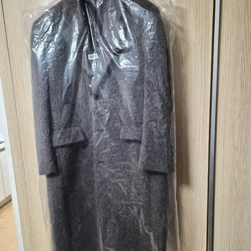 [BUNJANG] Musinsa Standard Brown Coat / 무신사 스탠다드 헤어리 알파카 브라운 코트