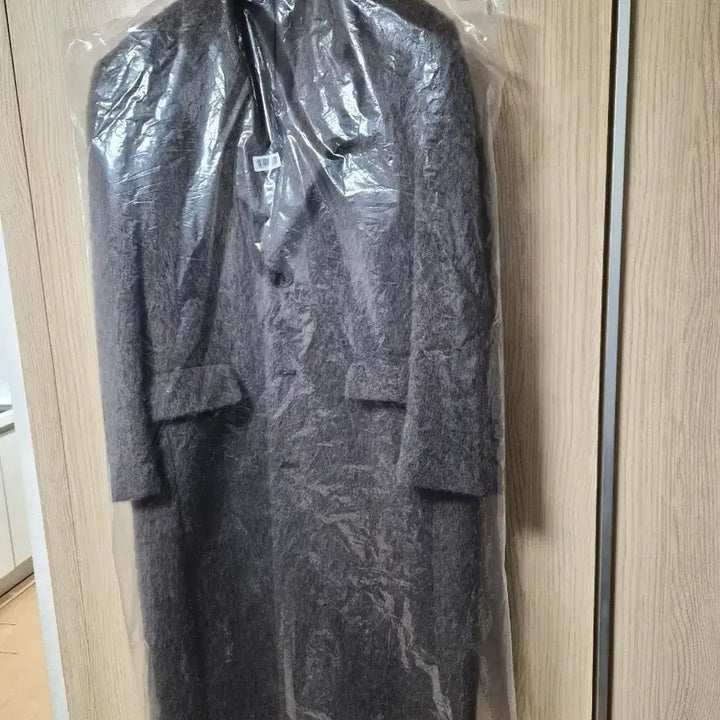 [BUNJANG] Musinsa Standard Brown Coat / 무신사 스탠다드 헤어리 알파카 브라운 코트