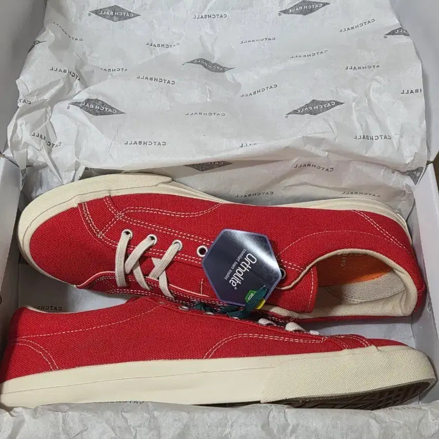 [BUNJANG] Catchball Sneakers Red 300 / 캐치볼 스니커즈 레드 300