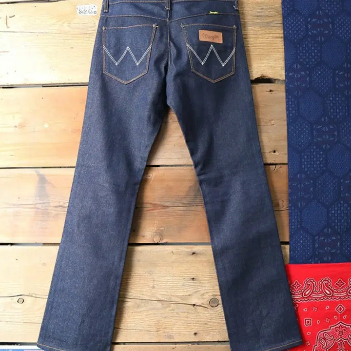 [BUNJANG] Wrangler Low Rise Bootcut Denim Jeans / wrangler 랭글러 진청 로우 라이즈 부츠컷 데님29-30