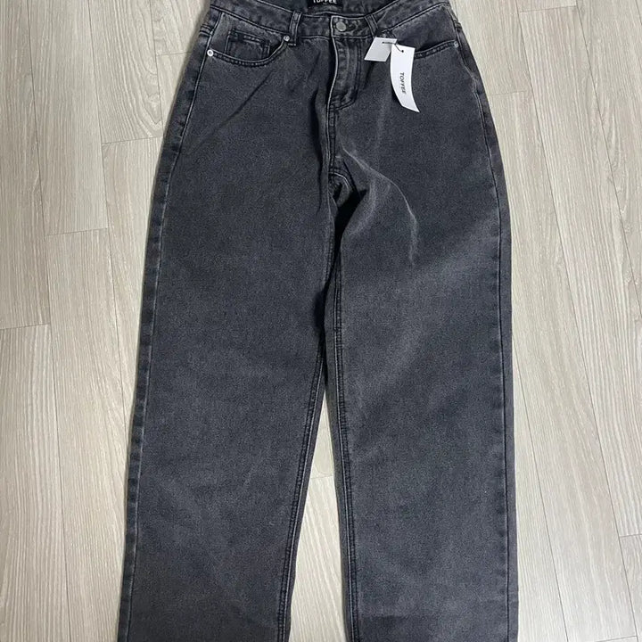 [BUNJANG] More Wide Denim Pants (Deep Grey) / 모어 와이드 데님 팬츠 (DEEP GREY)