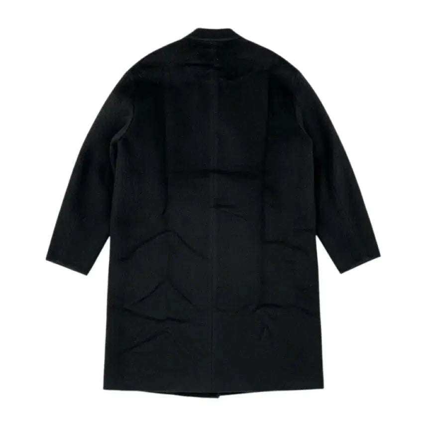 [BUNJANG] System Black Retro Wool Coat / 한섬 시스템 코트 롱 블랙 레트로 울 구제