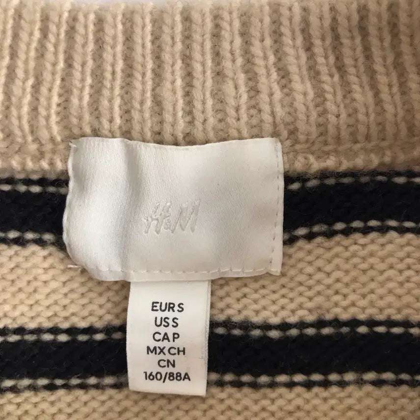 [BUNJANG] H&M Striped Knit Sweater / H&M 스트라이프 니트